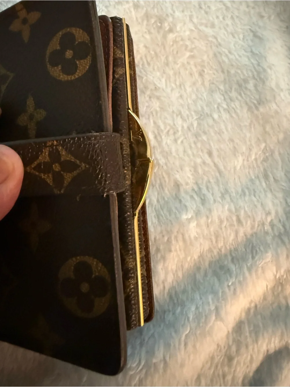 Louis Vuitton Vintage French Kisslock wallet monogram